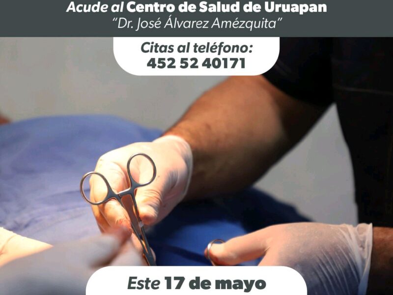 anuncian segunda jornada de vasectomías gratuitas en Uruapan