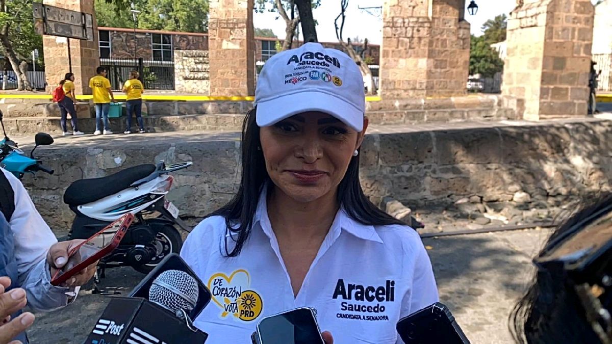 Araceli Saucedo candidata al Senado descarta afectación por conflicto con PRI