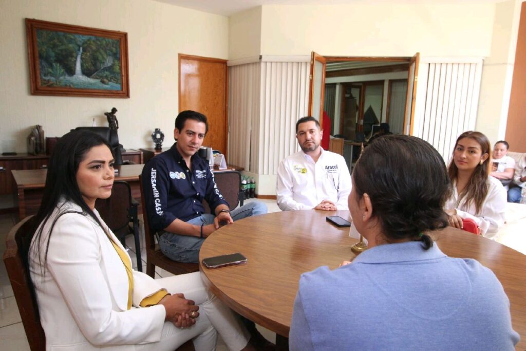 Araceli Saucedo comprometida con la seguridad de empresarios