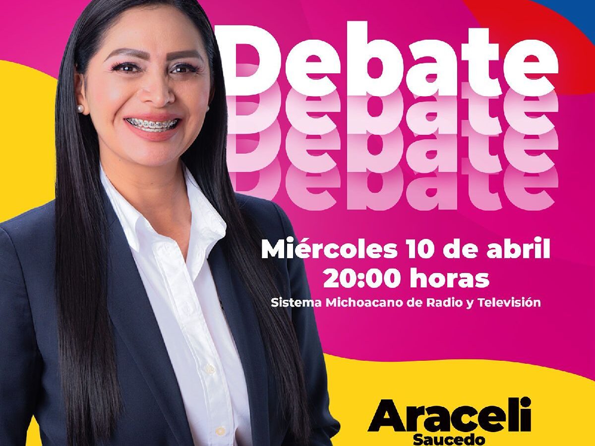 Al debate vamos con altura de miras, a proponer y exponer por qué somos la opción: Araceli Saucedo