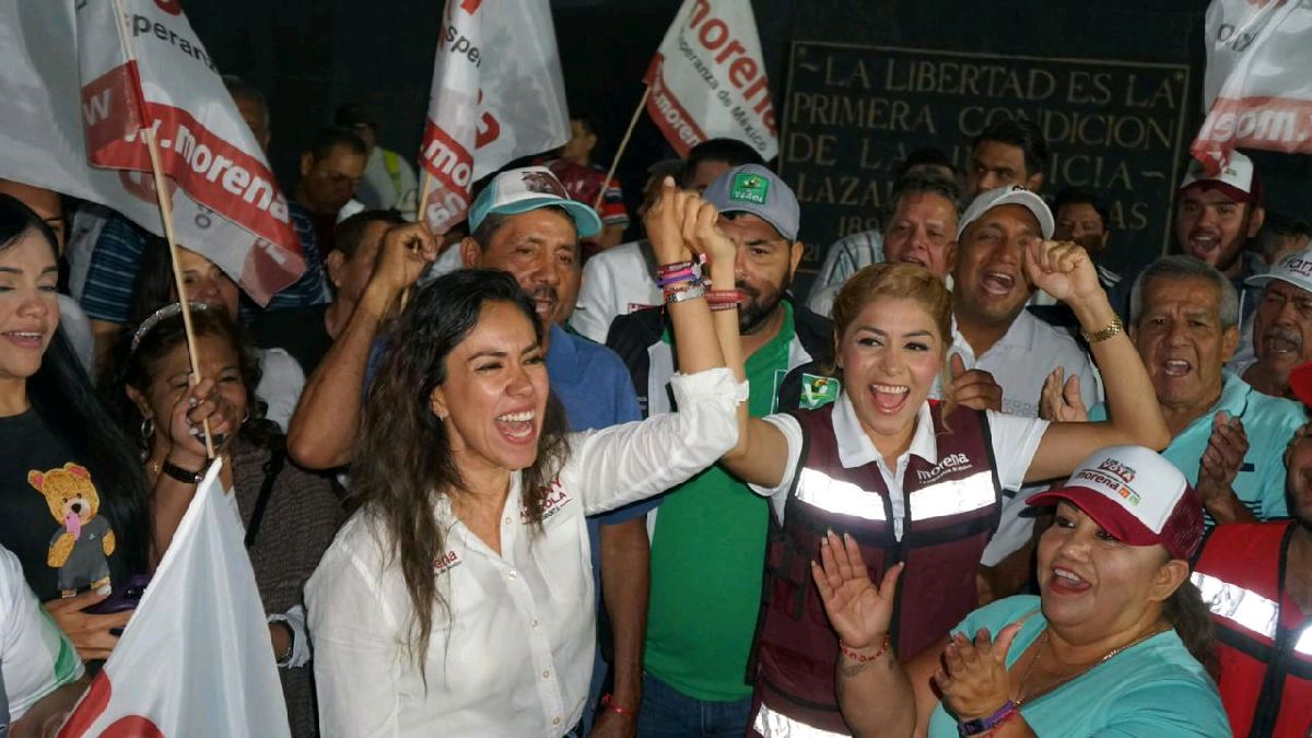 Arranca campaña Fanny Arreola en Apatzingán