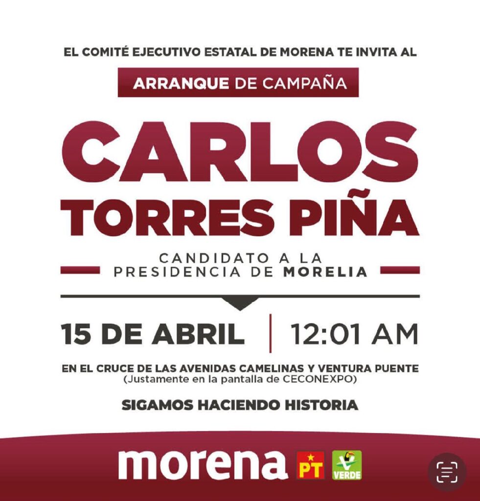 arranques de campaña en Morelia - Carlos