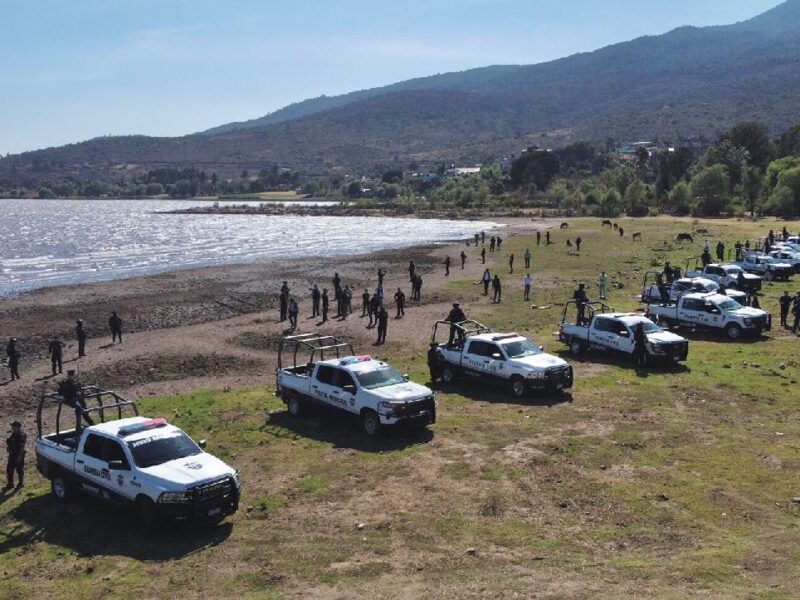 Guardia Civil cuida el lago de Pátzcuaro para evitar el “huachicol” de agua