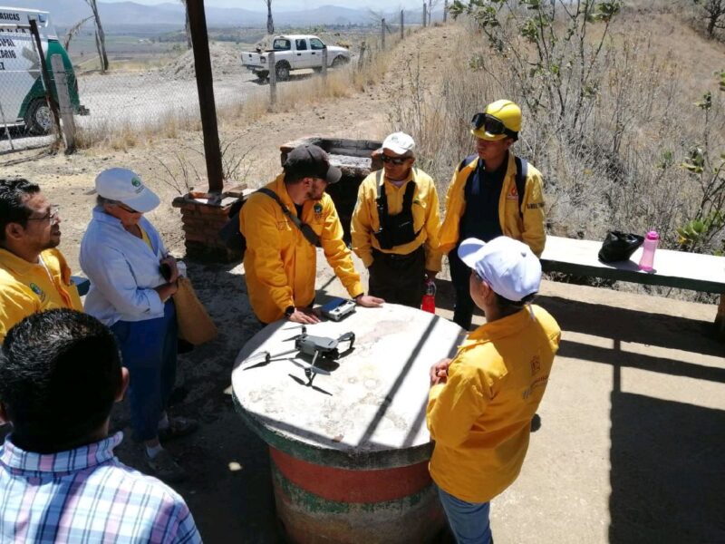 brigadas refuerzan acciones contra incendios en Michoacán