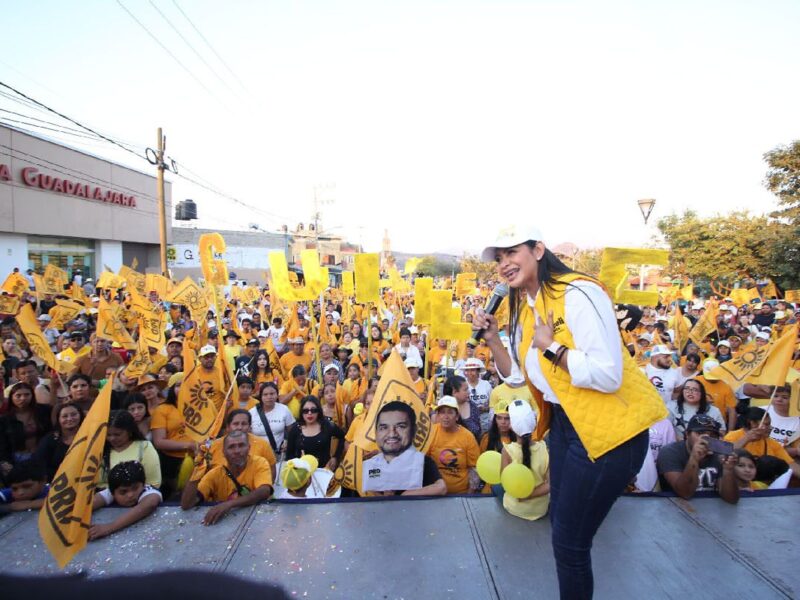 Jacona es muestra de que ya queremos un cambio y que estamos listos para lograrlo: Araceli Saucedo