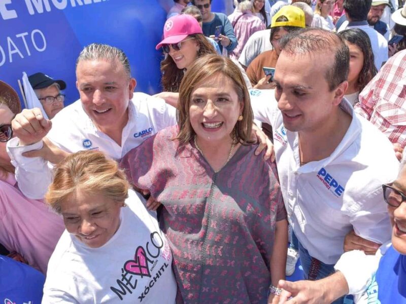 Campaña electoral en la ciudad de Morelia