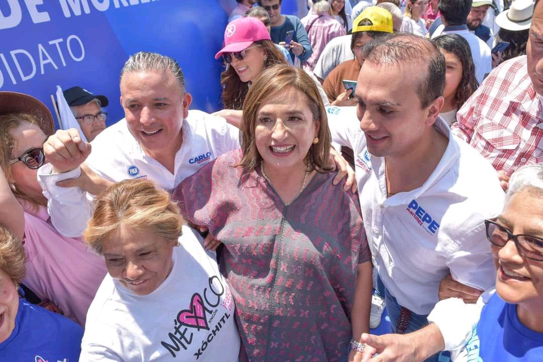 Campaña electoral en la ciudad de Morelia