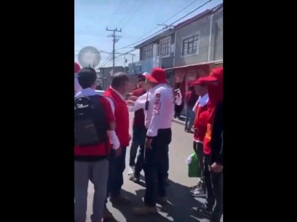 Altercado entre candidatos de Morena en Hidalgo es captado en video