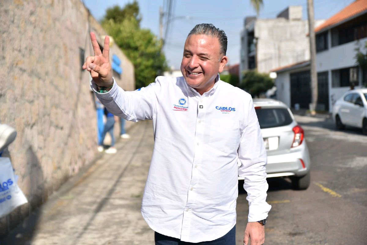 Carlos Quintana arranca su campaña en Morelia