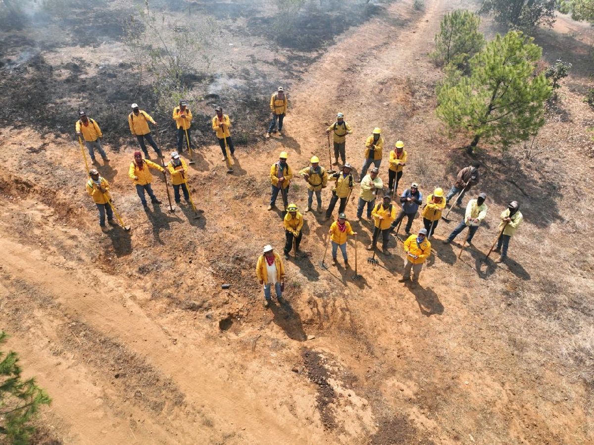 combate incendios michoacán con drones