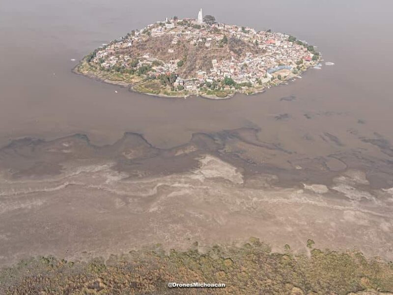 CSIM advierte conflicto por invasión de tierras en sequía de lago de Pátzcuaro