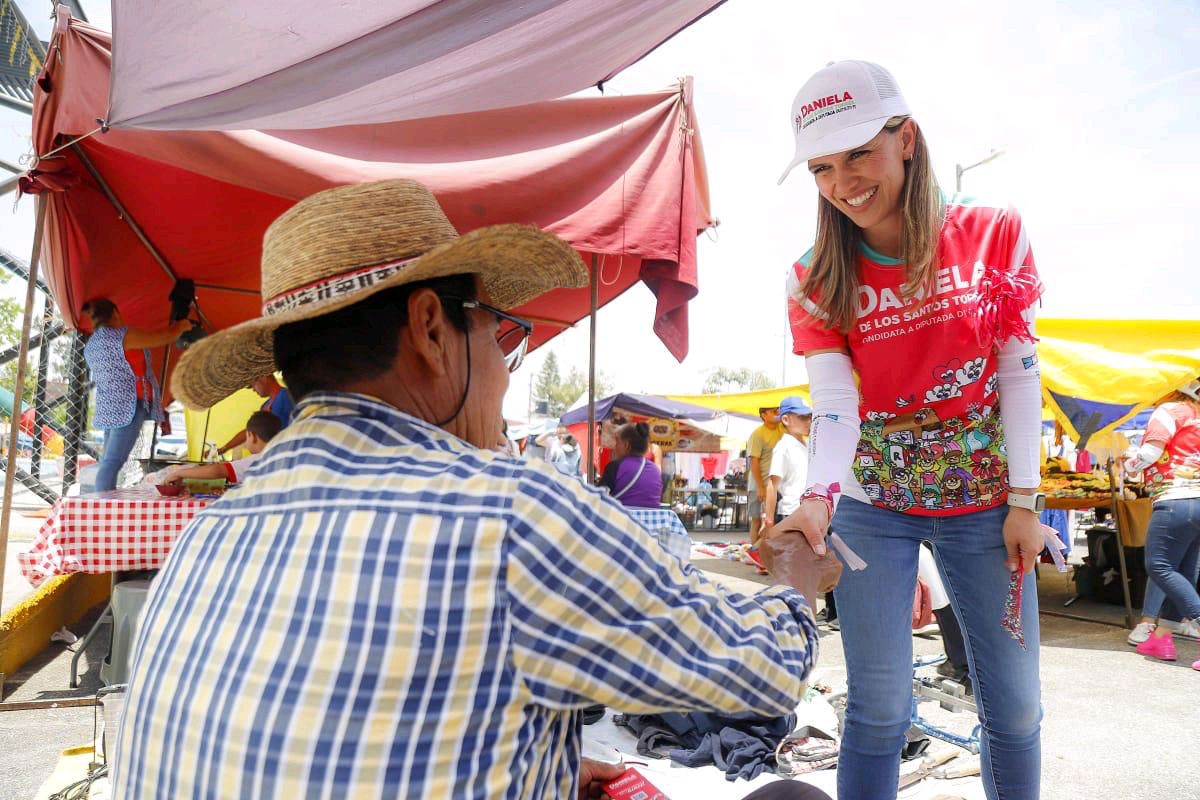 Daniela de los Santos paz en proceso electoral