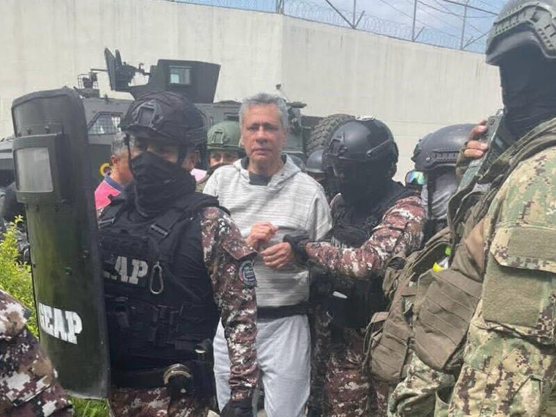 detención de jorge glas ecuador méxico