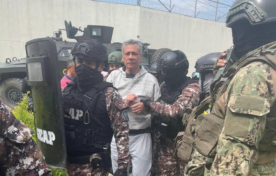 detención de jorge glas ecuador méxico