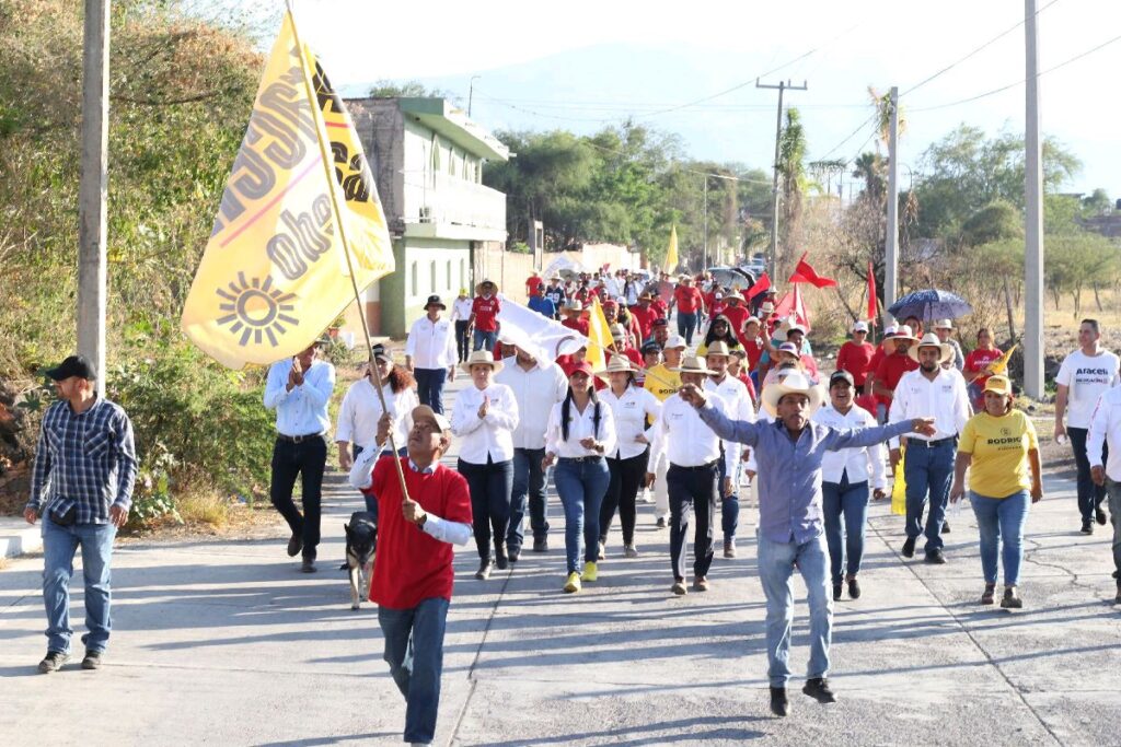 el rescate de México Araceli Saucedo - marcha