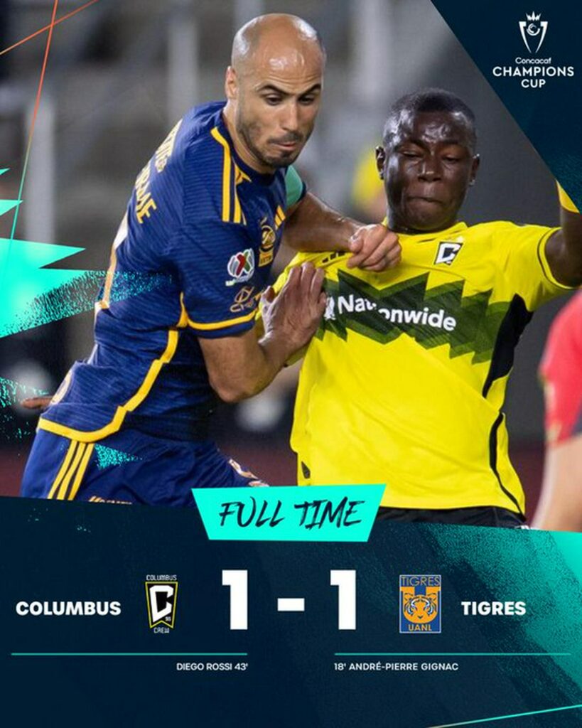 empate tigres columbus champions cup