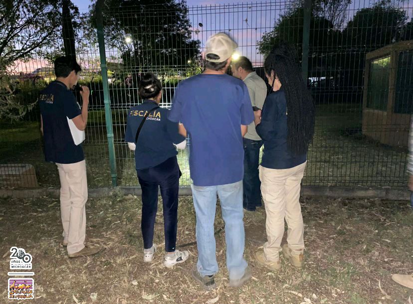 fge y profepa revisan afectaciones en el zoológico de Morelia