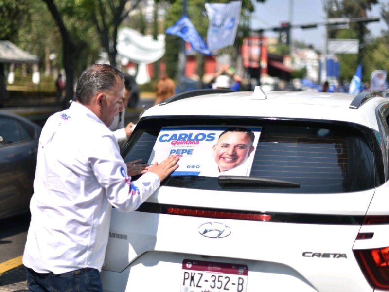 genera campaña de Carlos Quintana a diputado gran estusiasmo