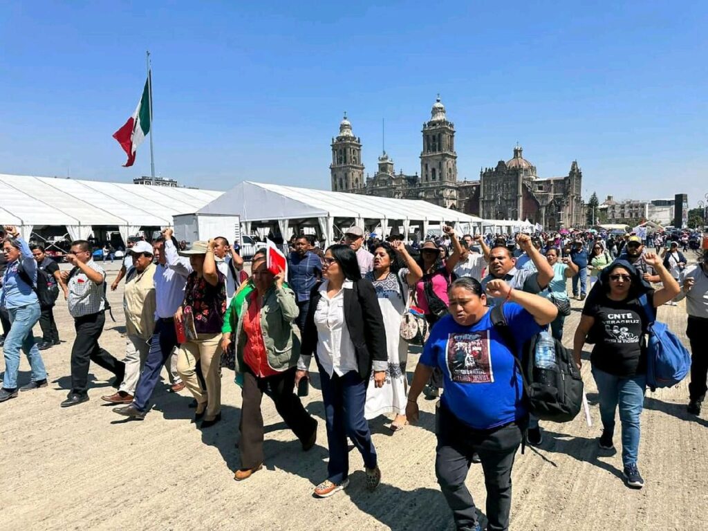 Habrá movilizaciones de la CNTE en México - marcha