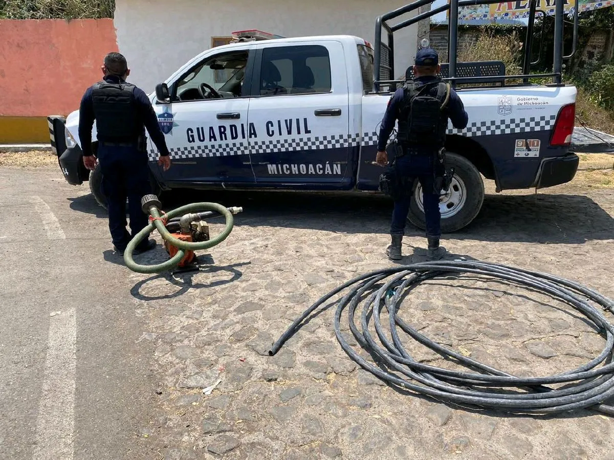 Incautan equipos para tomas ilegales en Pátzcuaro