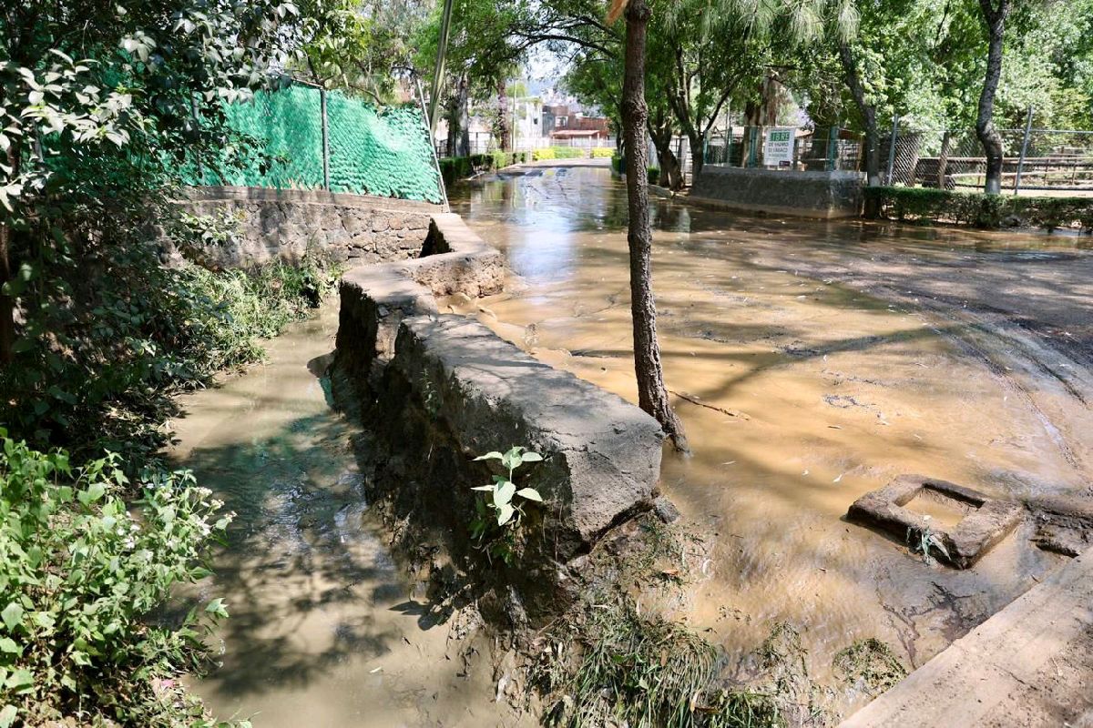 inundación zoológico de morelia ooapas