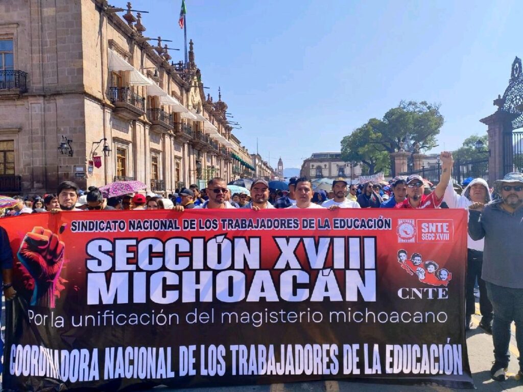 maestros del magisterio realizarán manifestaciones en Morelia
