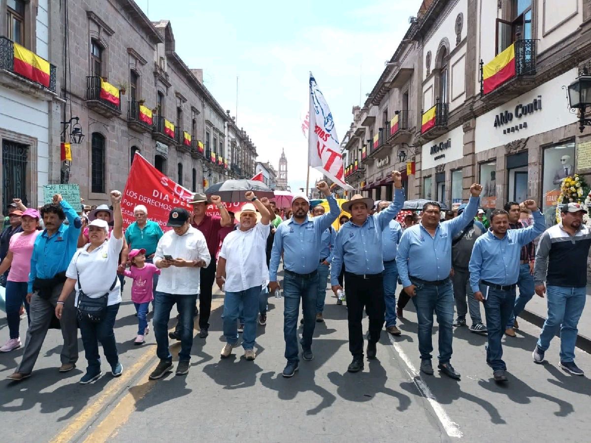 marcha día del trabajo morelia 2024