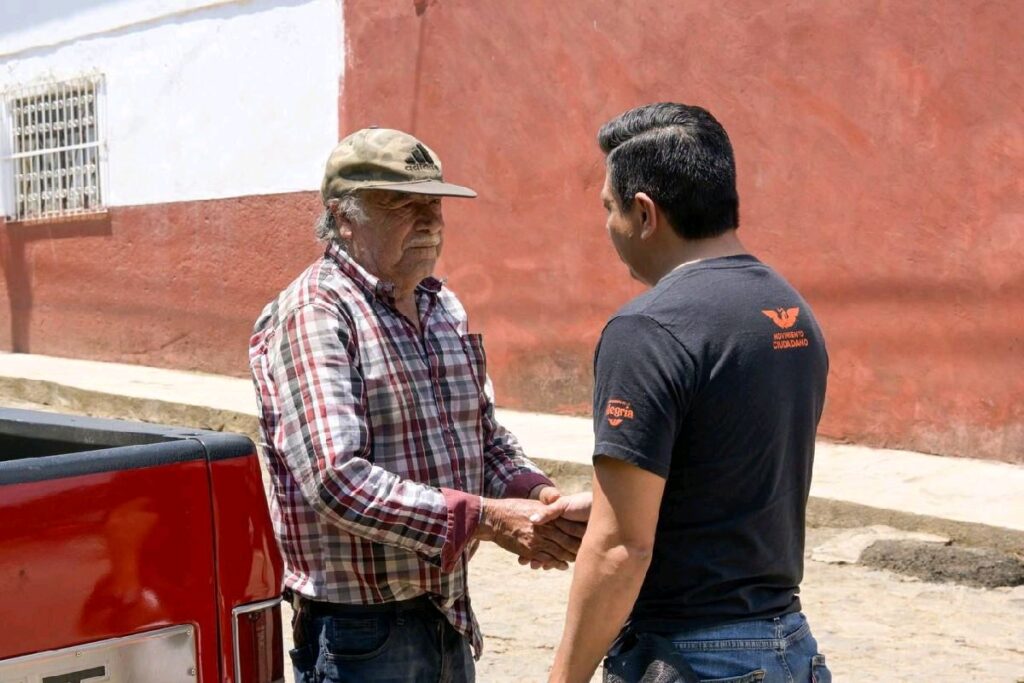 Movimiento Ciudadano llega a Pátzcuaro junto a Oscar Escobar