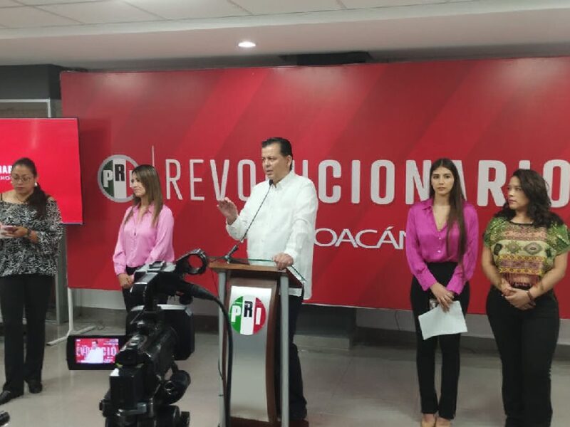 En Morelia el PRI no estará en apoyo de la candidata Xóchilt Gálvez