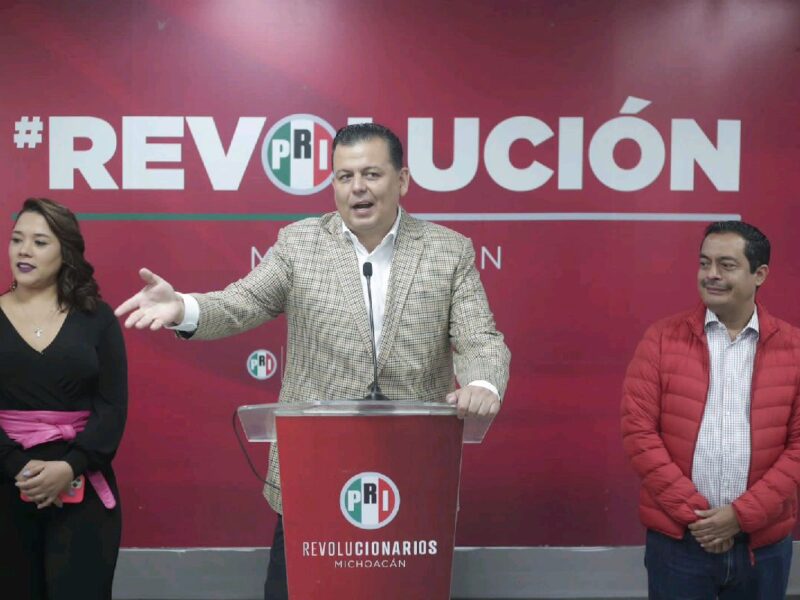 Torres Piña es puntero en contienda por Morelia, reconoce PRI
