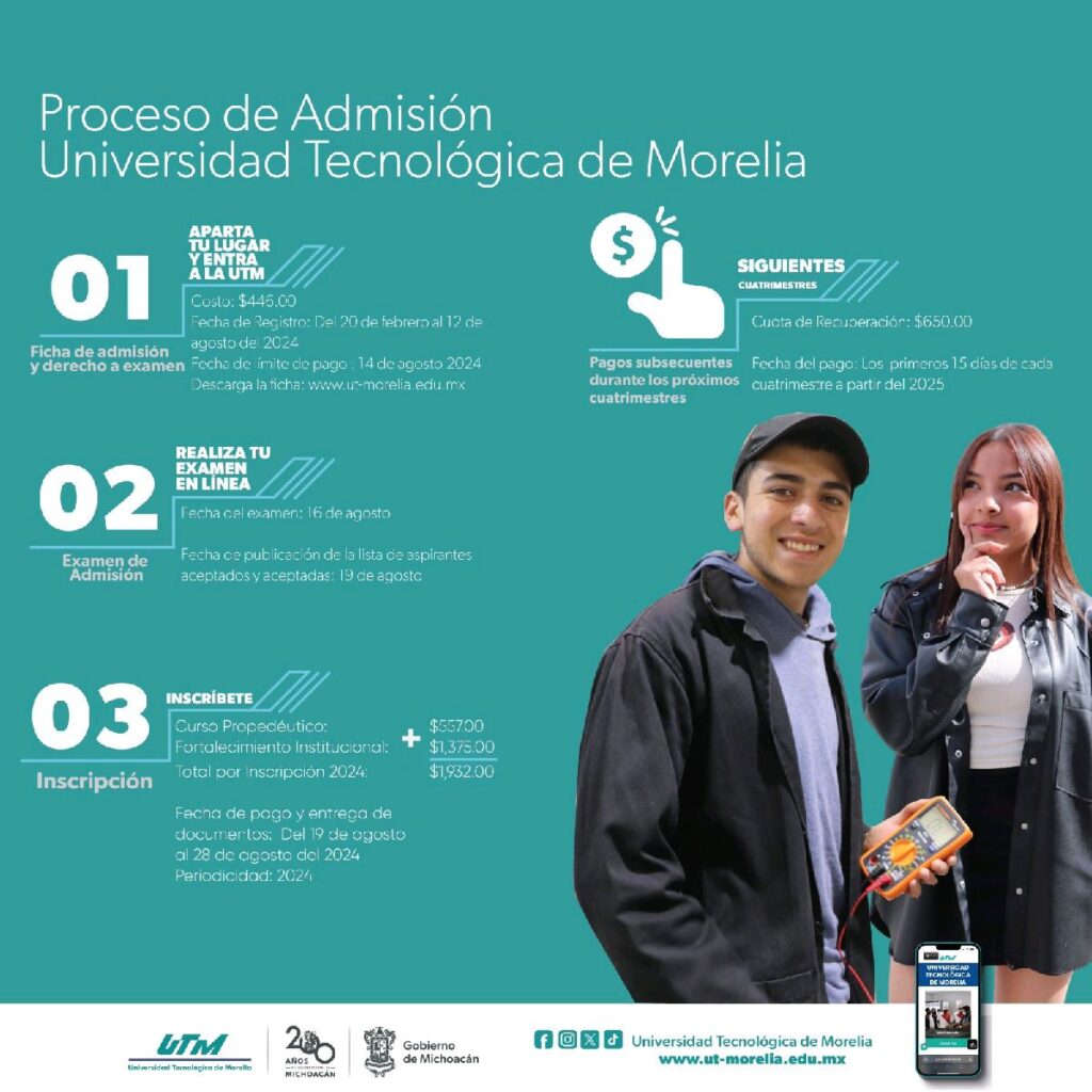 proceso admisión utm 2024 inscripciones 1