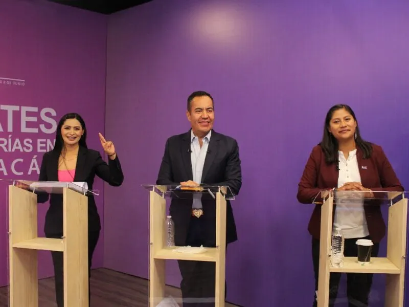 Desde Michoacán Araceli Saucedo destaca propuestas claves durante debate senatorial