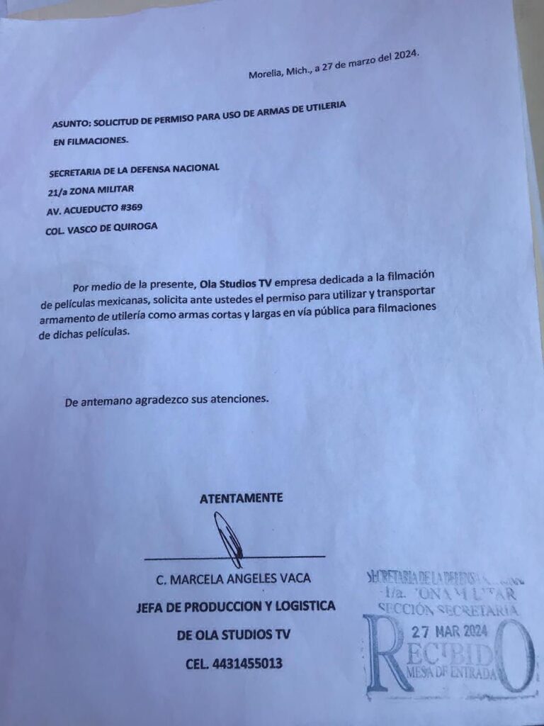 Somos actores, no delincuentes, protesta producción detenida por Policía Morelia 1