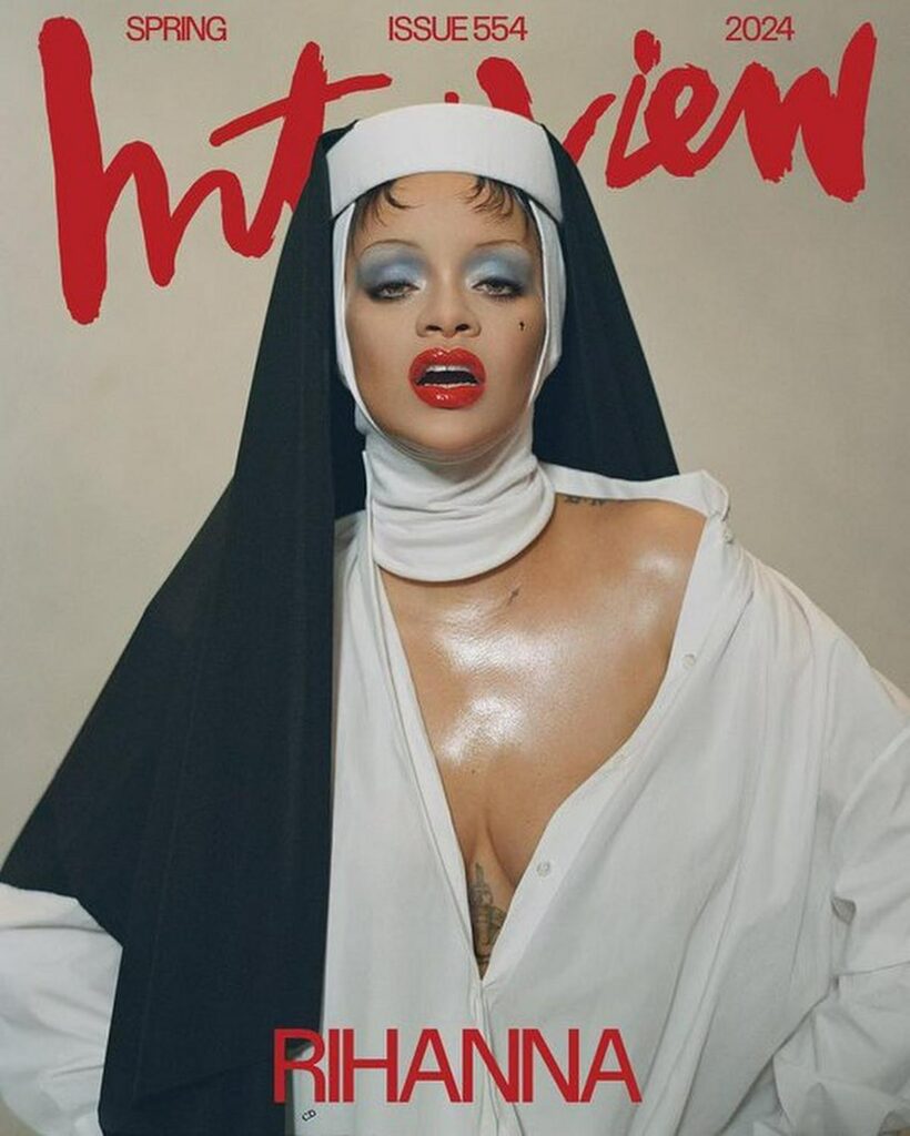 Provoca polémica Rihanna por atuendo para una revista