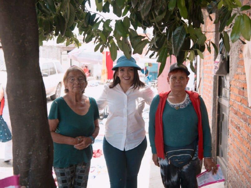 Andrea Villanueva refuerza su agenda de las mujeres en Morelia