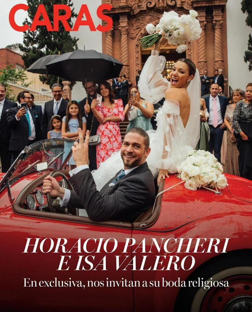 revelan imágenes de boda we Horacio Pancheri