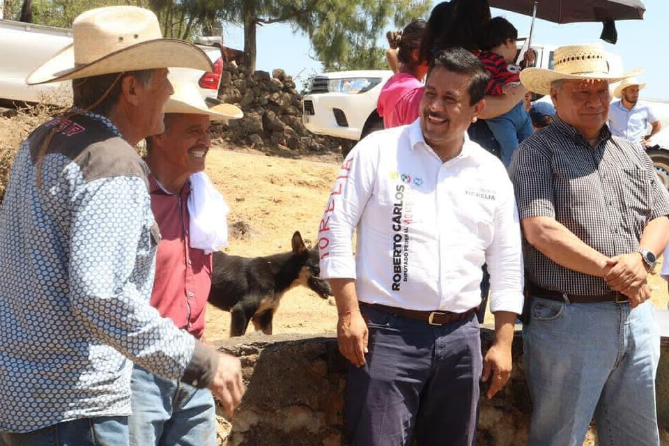 Roberto Carlos López comprometido con apoyo al campo de Morelia