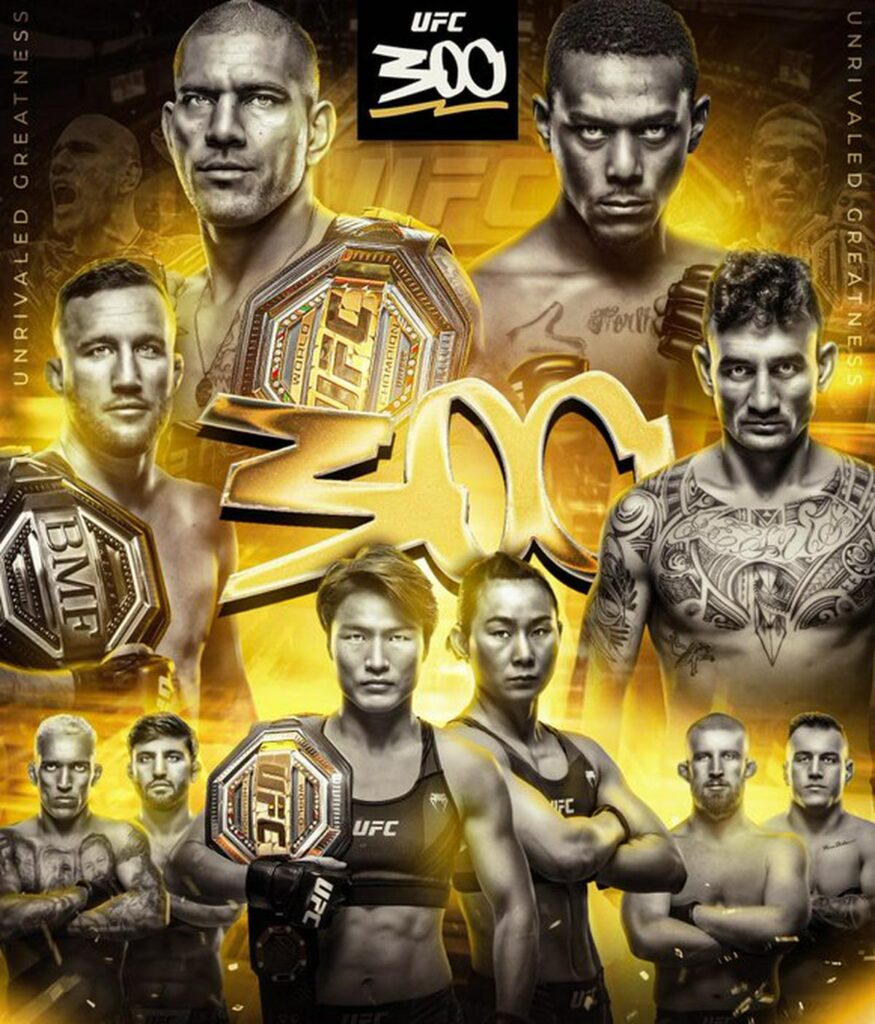 Sábado histórico en la UFC 300 - cartelera