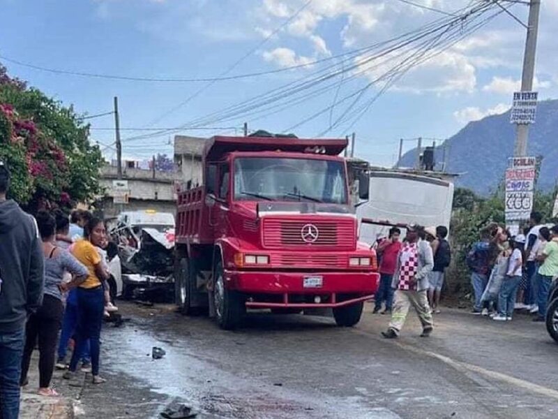 Trágico accidente de Peregrinos de Michoacán en Malinalco