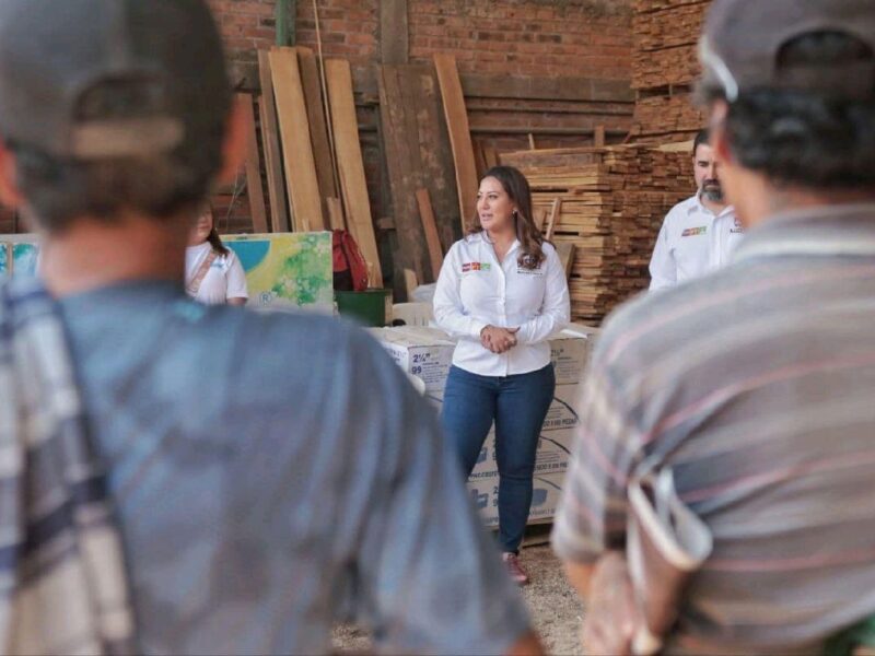 La transformación va a llegar a Zacapu, y viene para cambiar la realidad que hoy se vive: Mónica Valdez