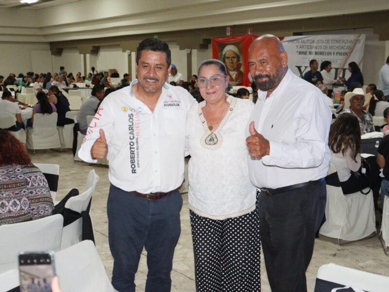 Vamos con los comerciantes de Morelia Roberto Carlos López García