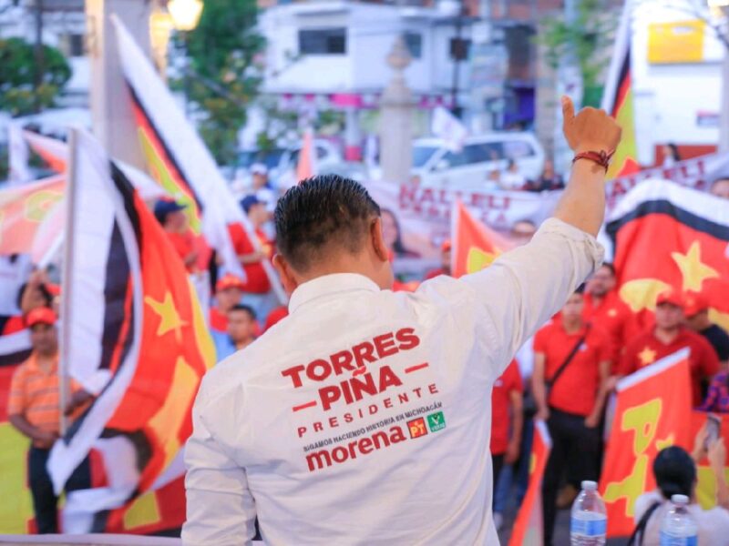 Promete Torres Piña acabar con brecha de desigualdad en el sur de Morelia