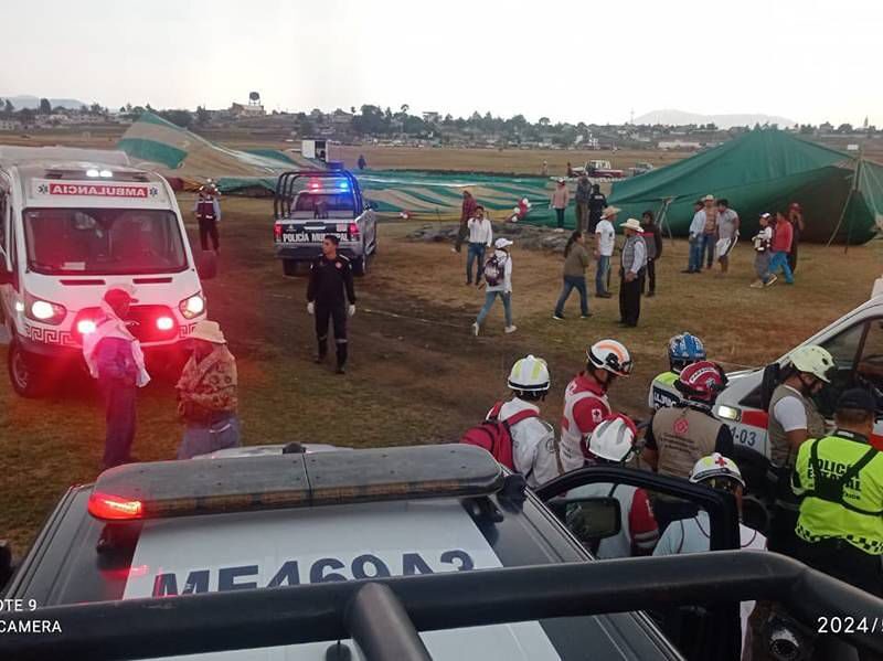accidente en acto de Morena en Xonacatlán