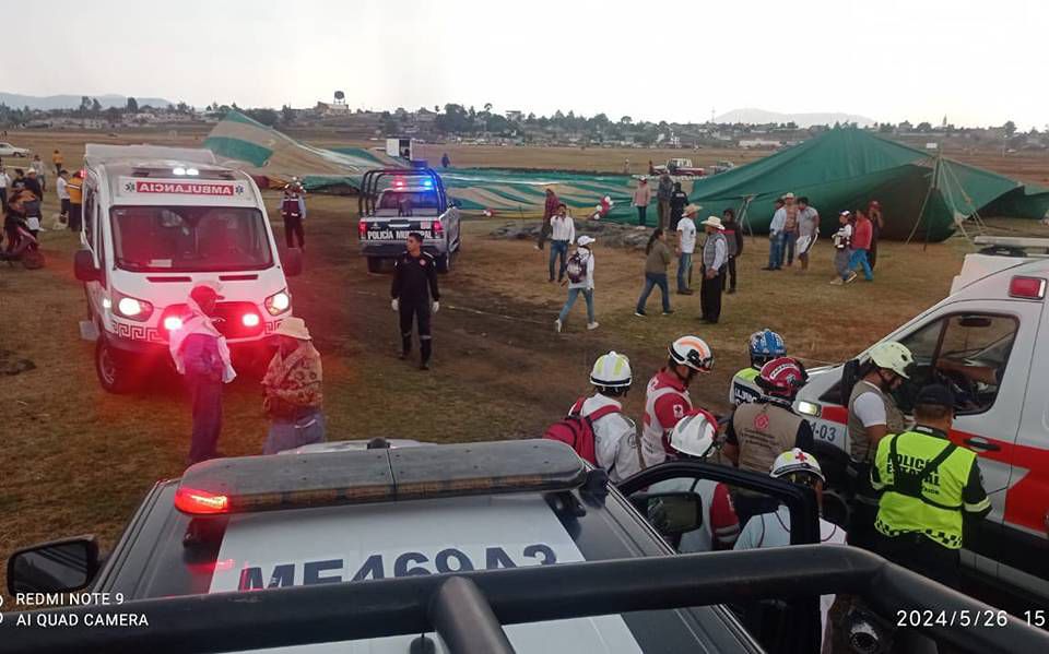 accidente en acto de Morena en Xonacatlán