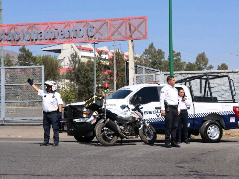 Activan operativo de seguridad vial para concierto de Alejandro Sanz en Morelia