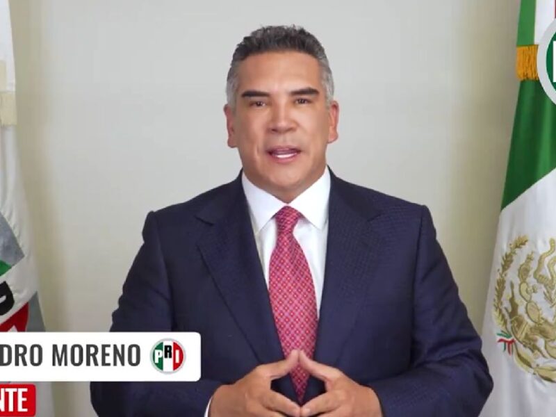 Alejandro Moreno renuncia PRI si Máynez por Xóchitl