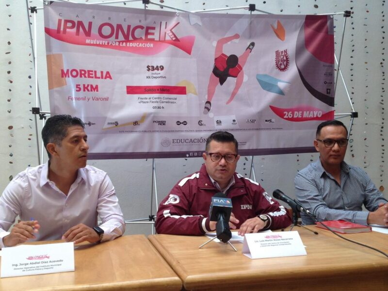 Presentan la edición XVII de la carrera atlética IPN Morelia