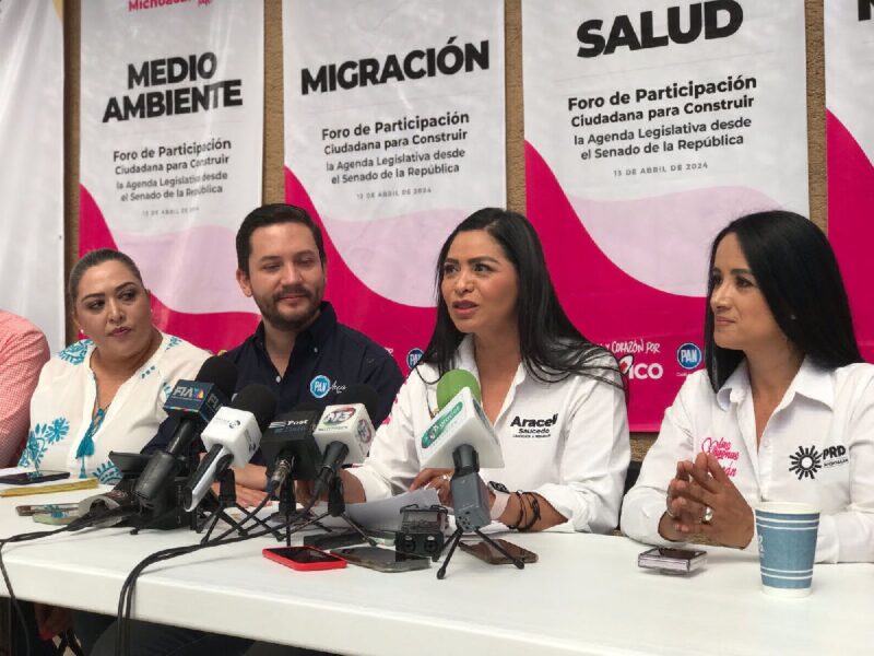 Aracelia Saucedo adelanta nueva visita de Xóchitl Gálvez a Michoacán