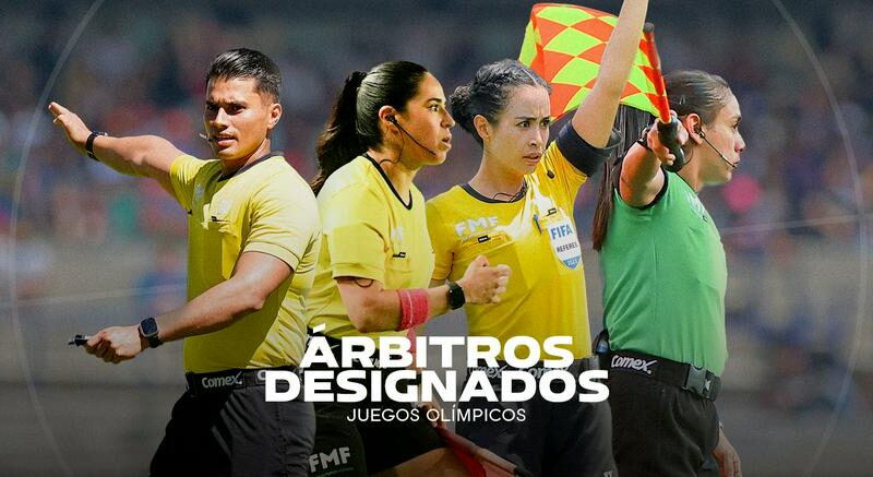 árbitras mexicanas estarán en Juegos Olímpicos París 2024