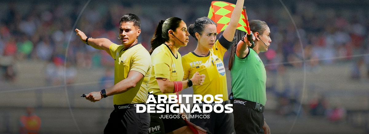 árbitras mexicanas estarán en Juegos Olímpicos París 2024